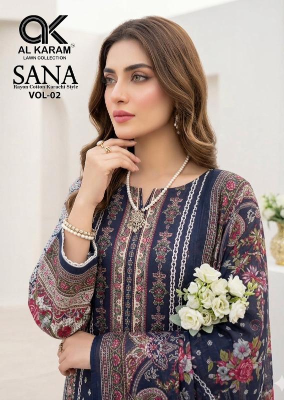 Alkaram sana vol- 2 kurti in wholesale